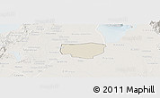 Shaded Relief Panoramic Map of Remolino, lighten