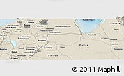 Shaded Relief Panoramic Map of Remolino
