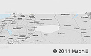 Silver Style Panoramic Map of Remolino