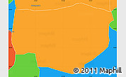 Political Simple Map of Remolino