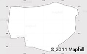 Silver Style Simple Map of Remolino, cropped outside