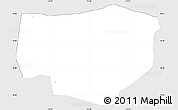 Silver Style Simple Map of Remolino, single color outside