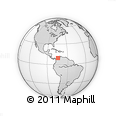 Outline Map of Santa Ana