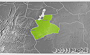 Physical 3D Map of Tenerife, desaturated