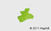 Physical 3D Map of Tenerife, single color outside