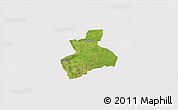 Satellite 3D Map of Tenerife, cropped outside