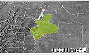 Satellite 3D Map of Tenerife, desaturated