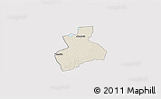 Shaded Relief 3D Map of Tenerife, cropped outside