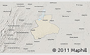 Shaded Relief 3D Map of Tenerife, semi-desaturated