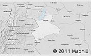 Silver Style 3D Map of Tenerife