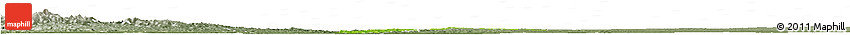 Physical Horizon Map of Tenerife, semi-desaturated