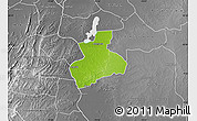 Physical Map of Tenerife, desaturated
