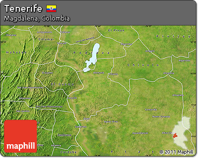 Satellite Map of Tenerife