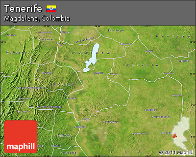 Satellite Map of Tenerife