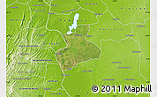 Satellite Map of Tenerife, physical outside