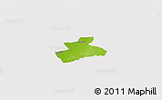 Physical Panoramic Map of Tenerife, cropped outside