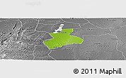 Physical Panoramic Map of Tenerife, desaturated