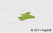 Satellite Panoramic Map of Tenerife, cropped outside