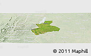 Satellite Panoramic Map of Tenerife, lighten