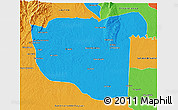 Political 3D Map of La Macarena