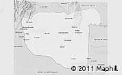 Silver Style 3D Map of La Macarena