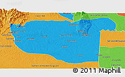 Political Panoramic Map of La Macarena