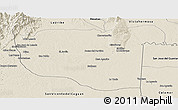Shaded Relief Panoramic Map of La Macarena