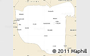 Classic Style Simple Map of La Macarena