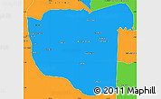 Political Simple Map of La Macarena