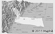 Gray 3D Map of Villavicencio