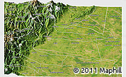 Satellite 3D Map of Villavicencio