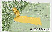Savanna Style 3D Map of Villavicencio