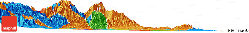 Political Horizon Map of Villavicencio