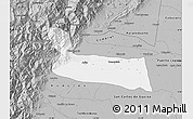 Gray Map of Villavicencio