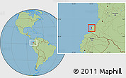 Savanna Style Location Map of Francisco Pizarro