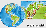 Physical Location Map of Abrego, highlighted parent region