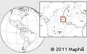 Blank Location Map of Hacari