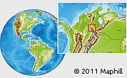 Physical Location Map of Hacari