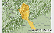 Savanna Style Map of Mocoa