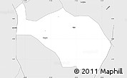 Silver Style Simple Map of Pijao