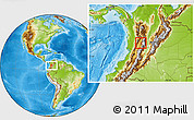 Physical Location Map of Dos Quebradas