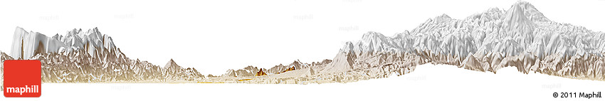 Physical Horizon Map of Pereira, lighten