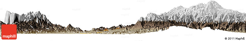 Physical Horizon Map of Pereira, semi-desaturated