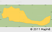 Savanna Style Simple Map of Pereira, single color outside