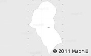 Silver Style Simple Map of Barichara