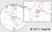Blank Location Map of Barrancabermeja