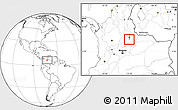 Blank Location Map of Paramo