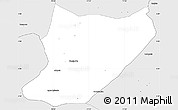Silver Style Simple Map of Alpujarra