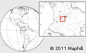 Blank Location Map of Espinal