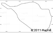 Blank Simple Map of Espinal, cropped outside, no labels
